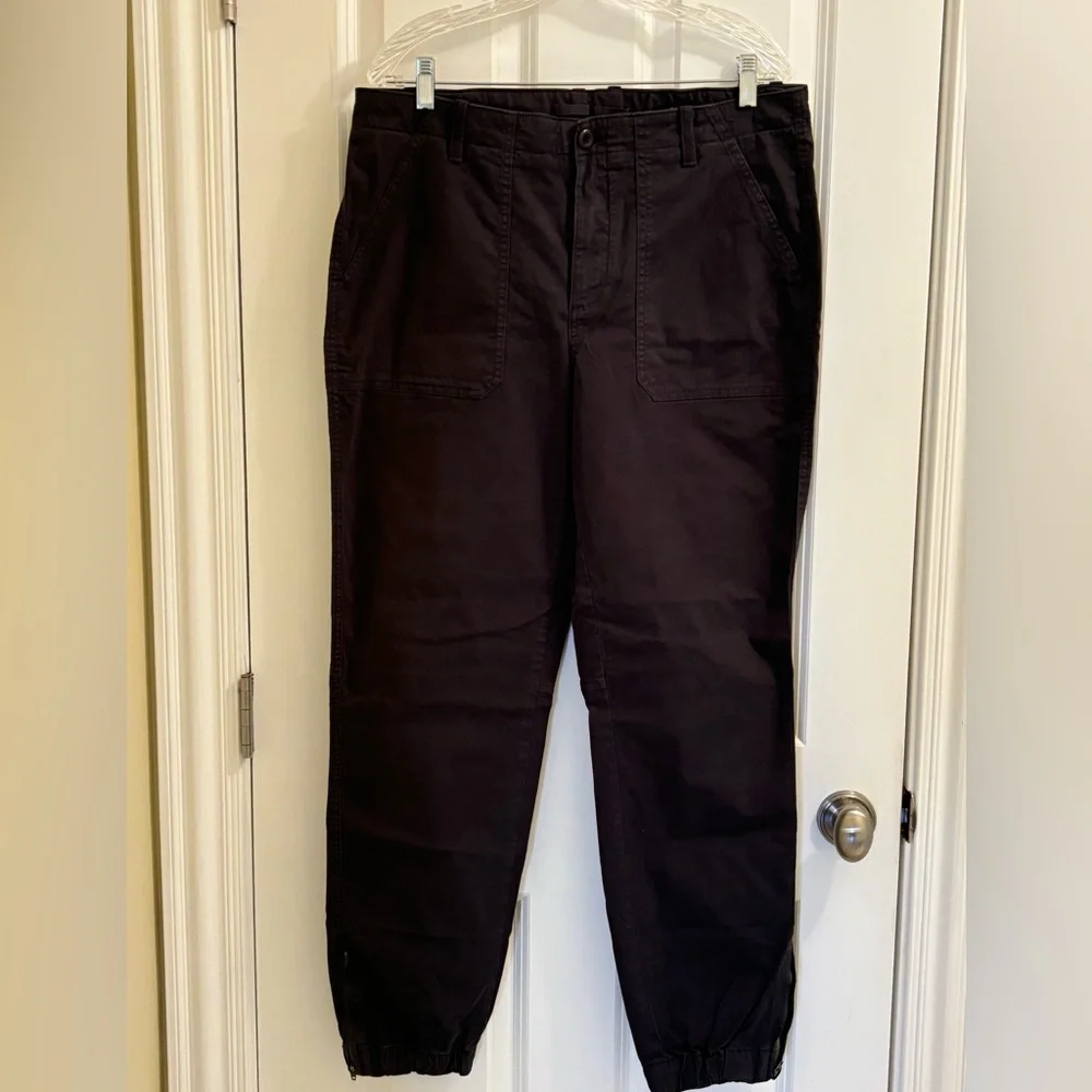 EUC, Banana Republic Utility Pant, Orca (gray/black) Twill, SZ 14 Tall, 30” IS